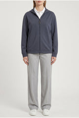 Women's Dark Blue Zip Hoodie