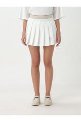 Women's White Pleated Skirt