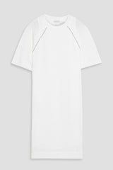 Women's White Cotton Knit Dress