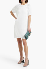 Women's White Cotton Knit Dress