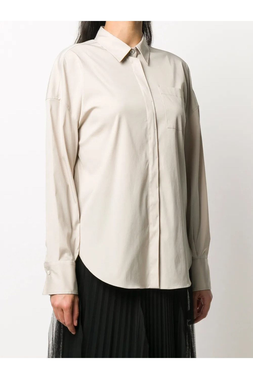 Women's Light Beige Relaxed Shirt