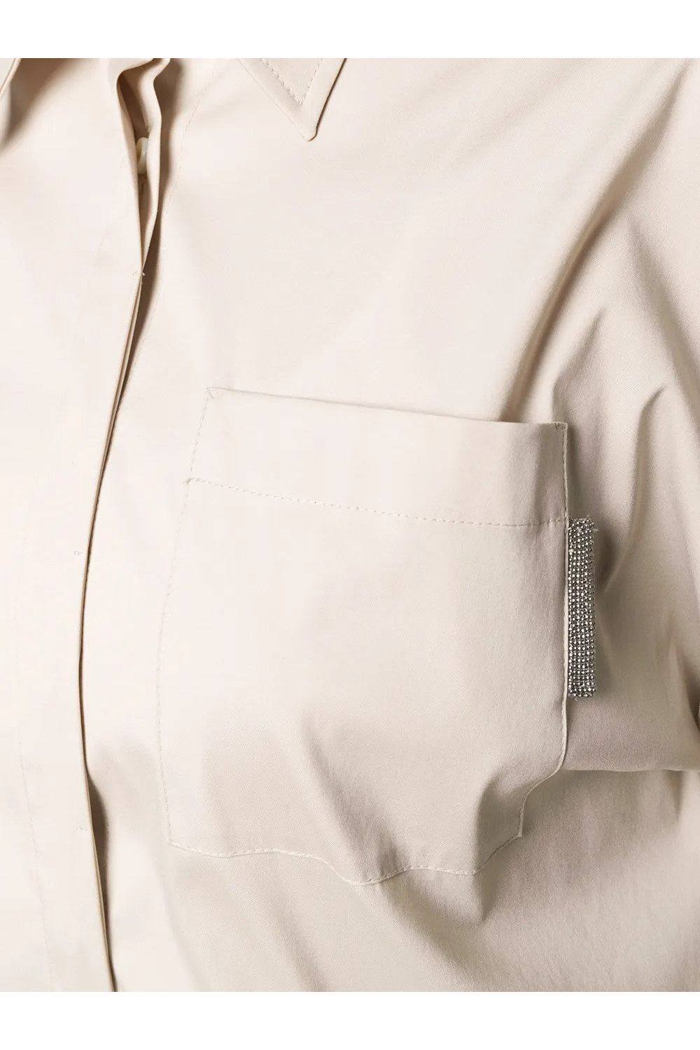 Women's Light Beige Relaxed Shirt