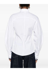 Women's White Classic Button Shirt