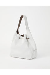 Women's Off White Cotton Linen Bag