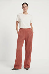Women's Rust Relaxed Knit Trousers