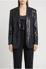 Women's Black Oversized Blazer