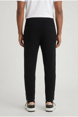 Men's Black Wool Knit Trousers