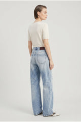 Women's Light Blue Relaxed Trousers