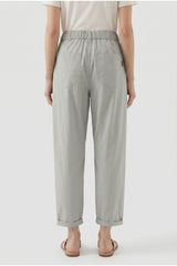 Brunello Cucinelli Women's Light Grey Relaxed Trousers
