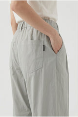 Brunello Cucinelli Women's Light Grey Relaxed Trousers
