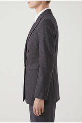Women's Dark Grey Double Breasted Blazer