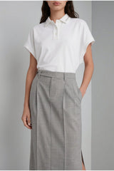 Women's Light Grey Wool Skirt