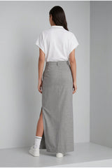 Women's Light Grey Wool Skirt