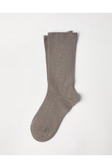 Brunello Cucinelli Women's Light Brown Wool Blend Socks