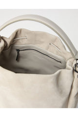 Brunello Cucinelli Women's Light Beige Suede Bag
