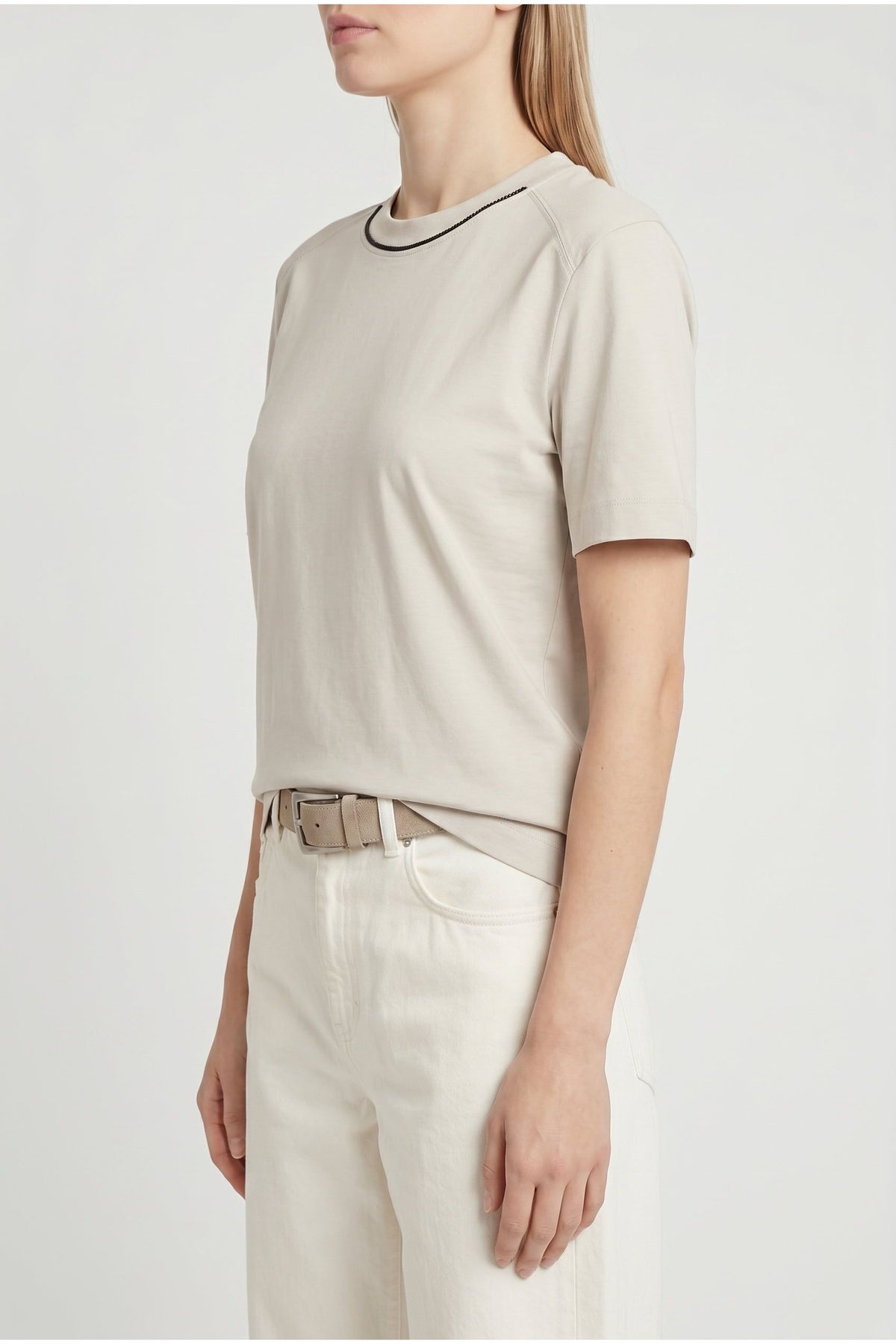 Women's Light Beige Cotton Shirt
