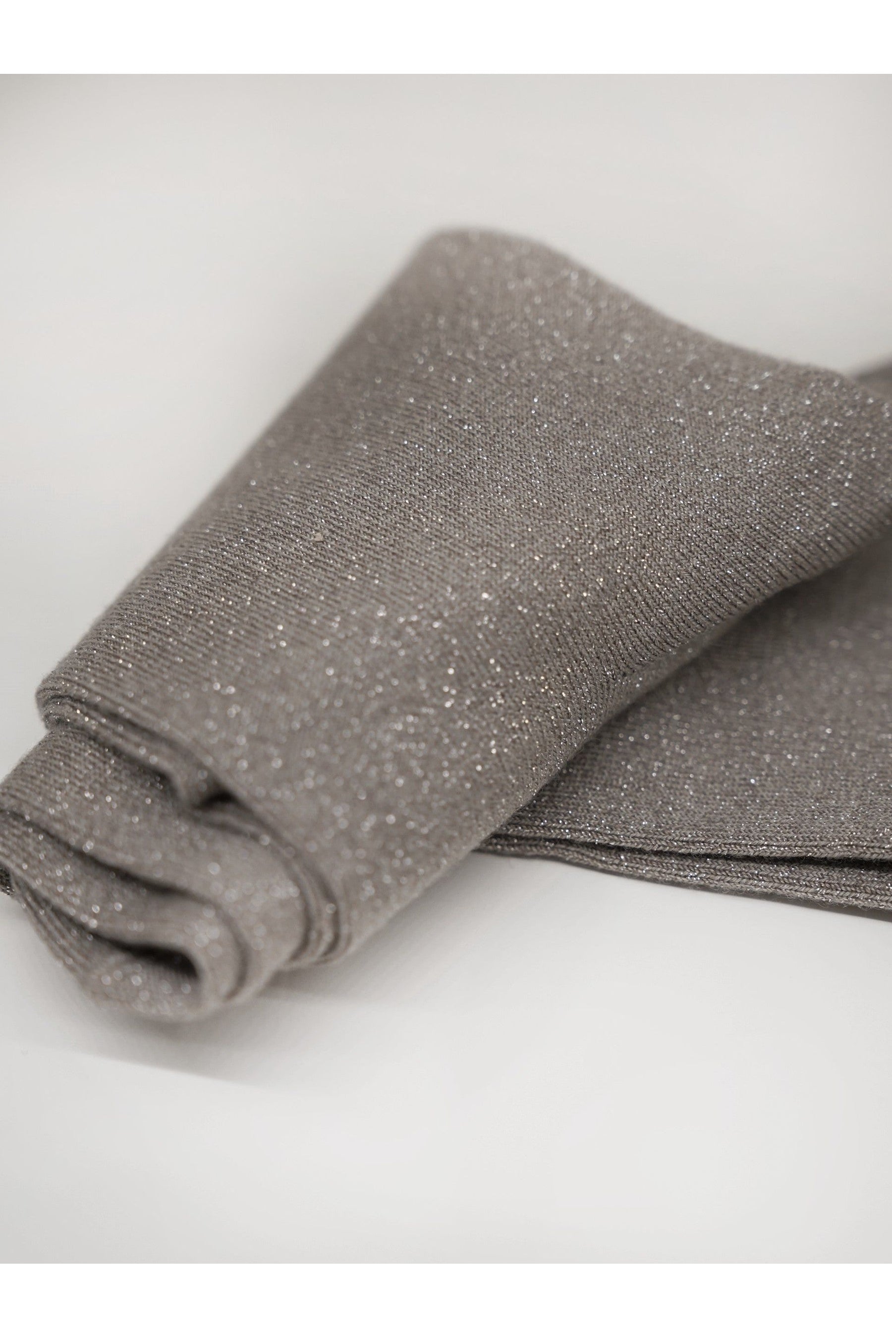 Brunello Cucinelli Women's Taupe Wool Silk Socks