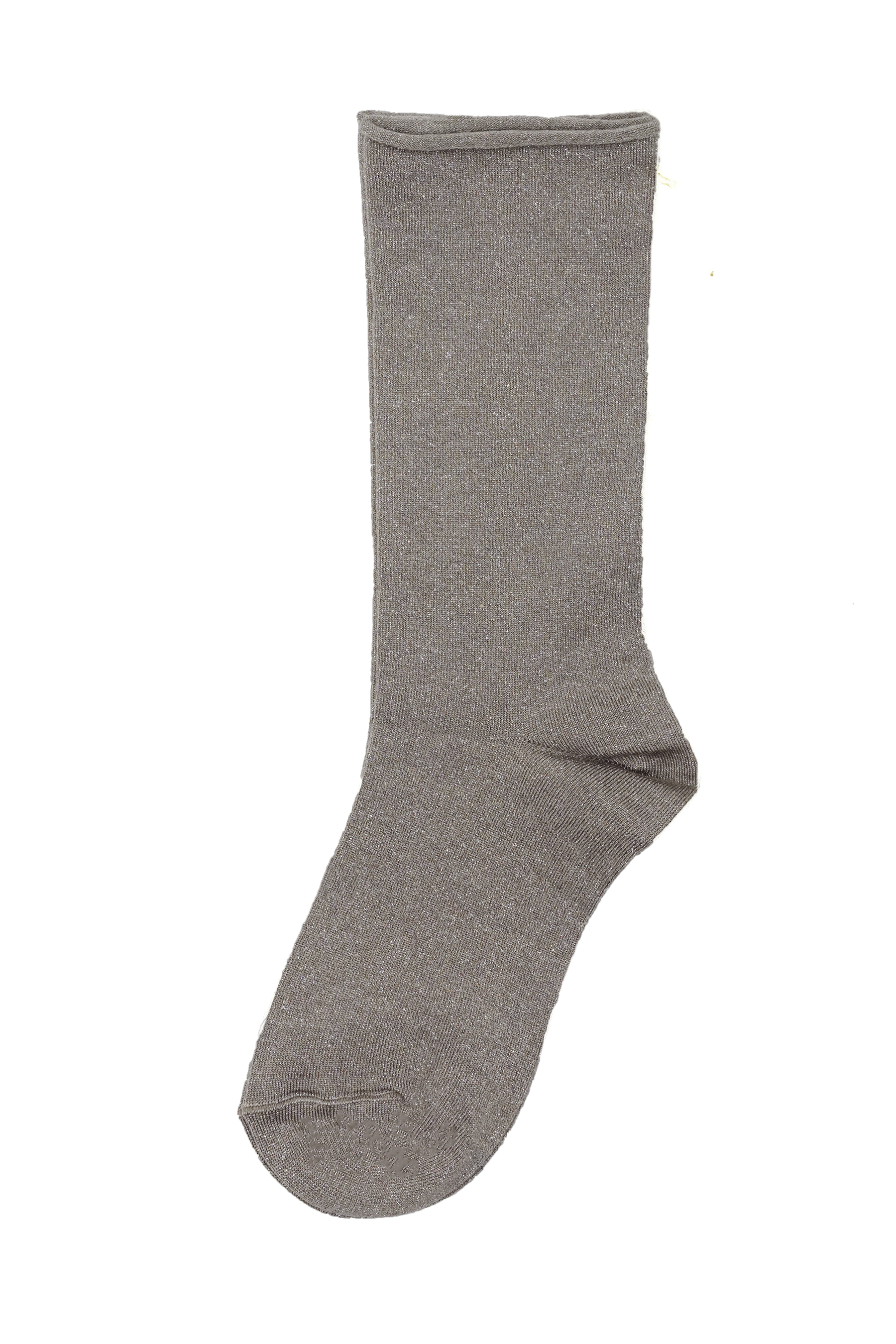 Brunello Cucinelli Women's Taupe Wool Silk Socks