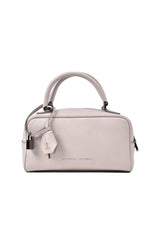 Women's Light Beige Leather Bag