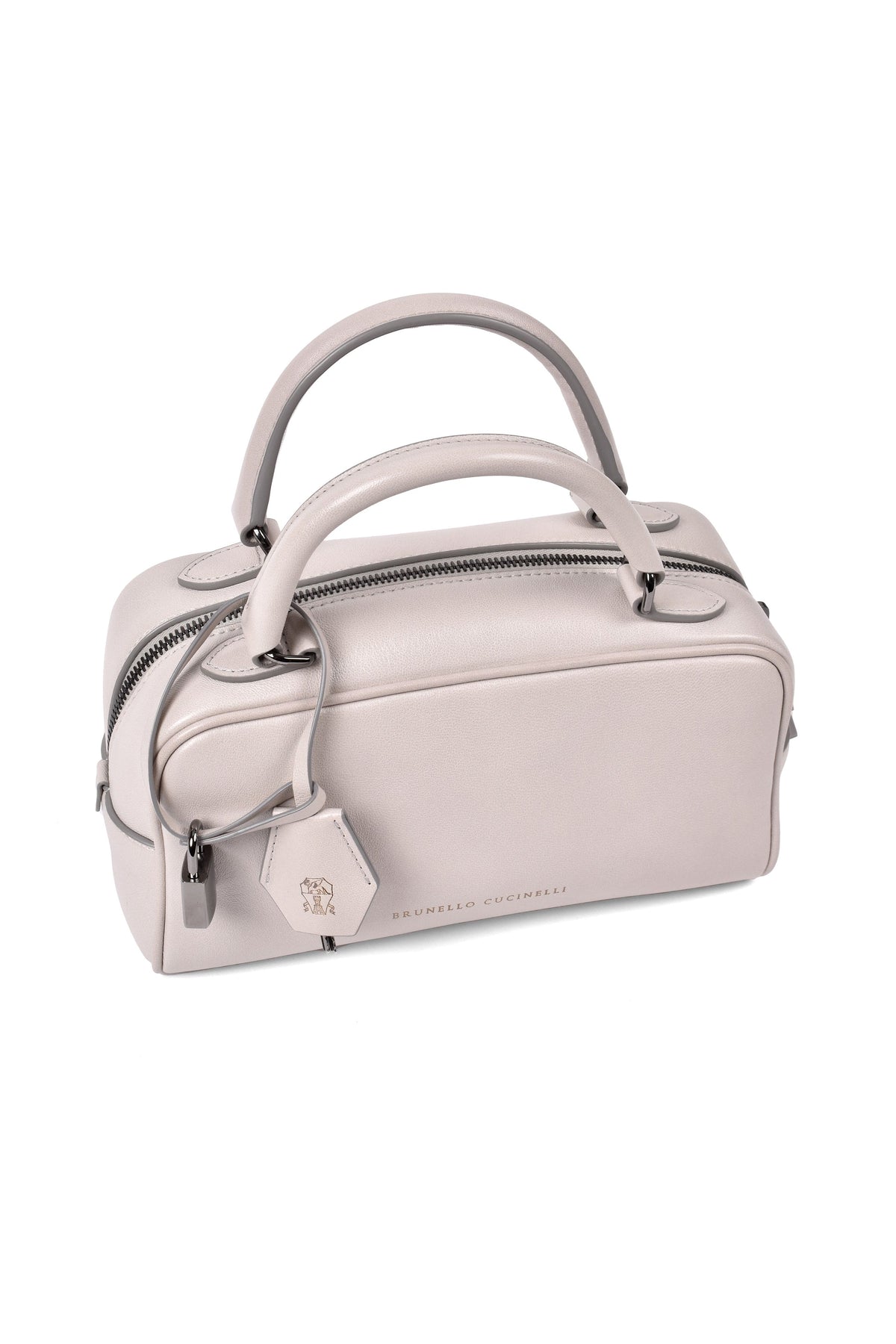 Women's Light Beige Leather Bag