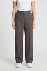 Women's Dark Grey Relaxed Trousers