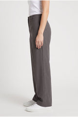 Women's Dark Grey Relaxed Trousers