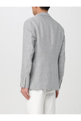 Men's Light Grey Linen Jacket