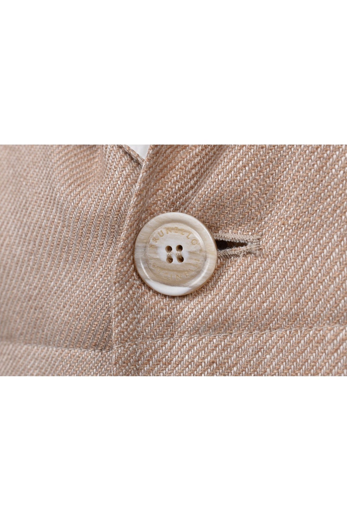 Men's Beige Wool Blend Vest