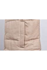 Men's Beige Wool Blend Vest