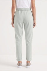 Women's Light Green Cotton Trousers