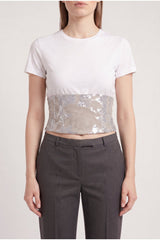 Women's White Linen Corset Shirt