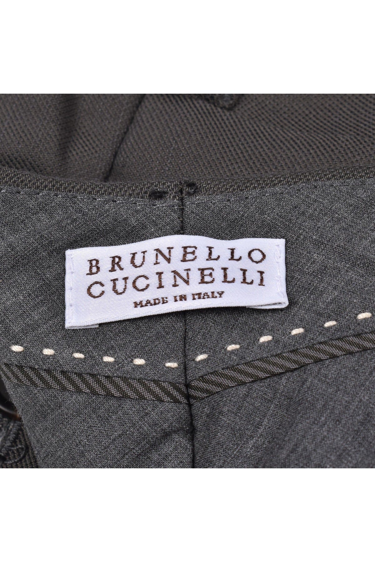 Women's Dark Grey Linen Blend Trousers