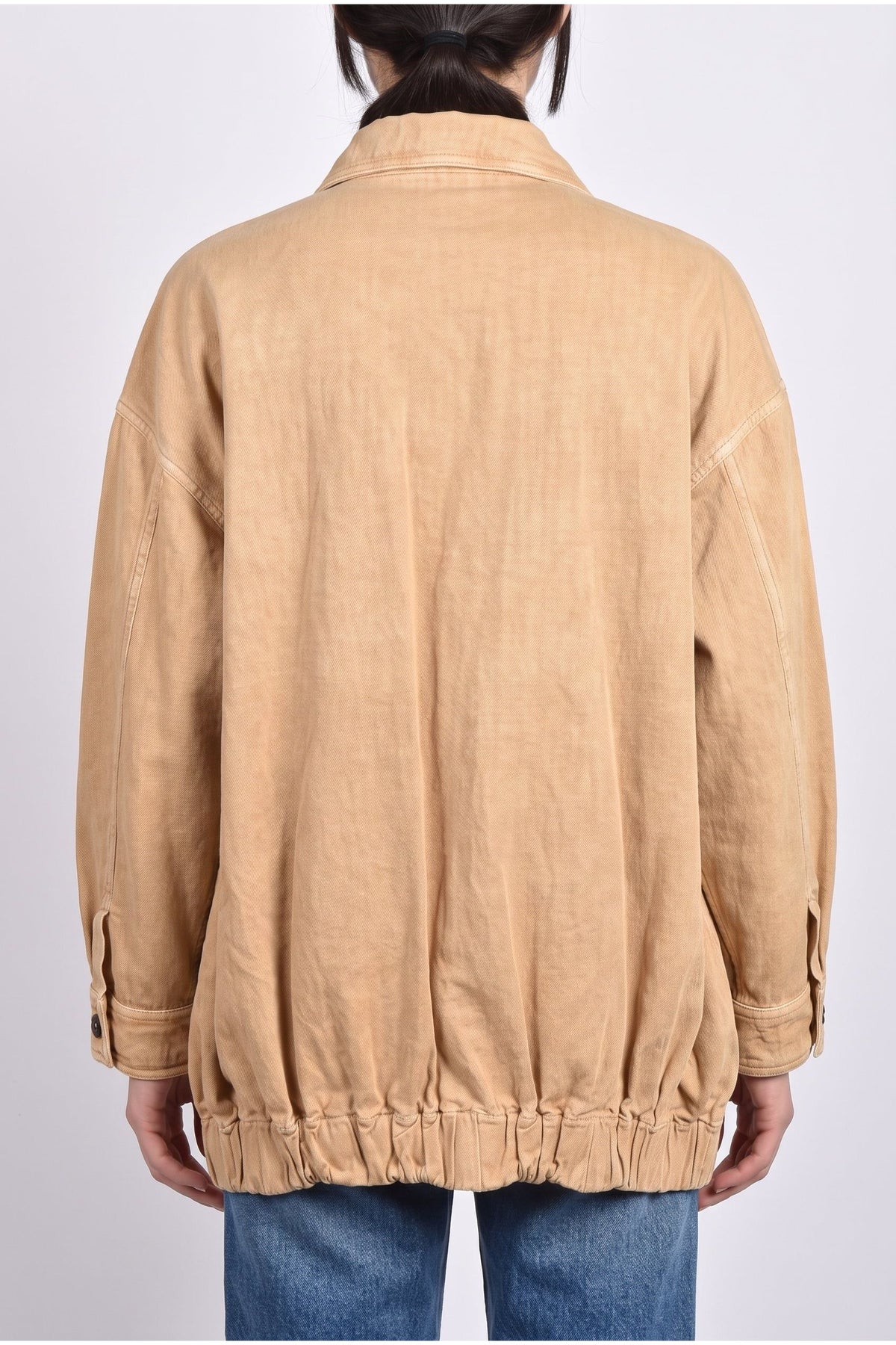 Women's Beige Linen Cotton Jacket