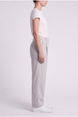 Women's Light Grey Linen Trousers Msrp Nwt