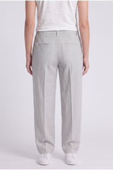 Women's Light Grey Linen Trousers Msrp Nwt