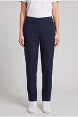 Women's Dark Blue Cotton Trousers