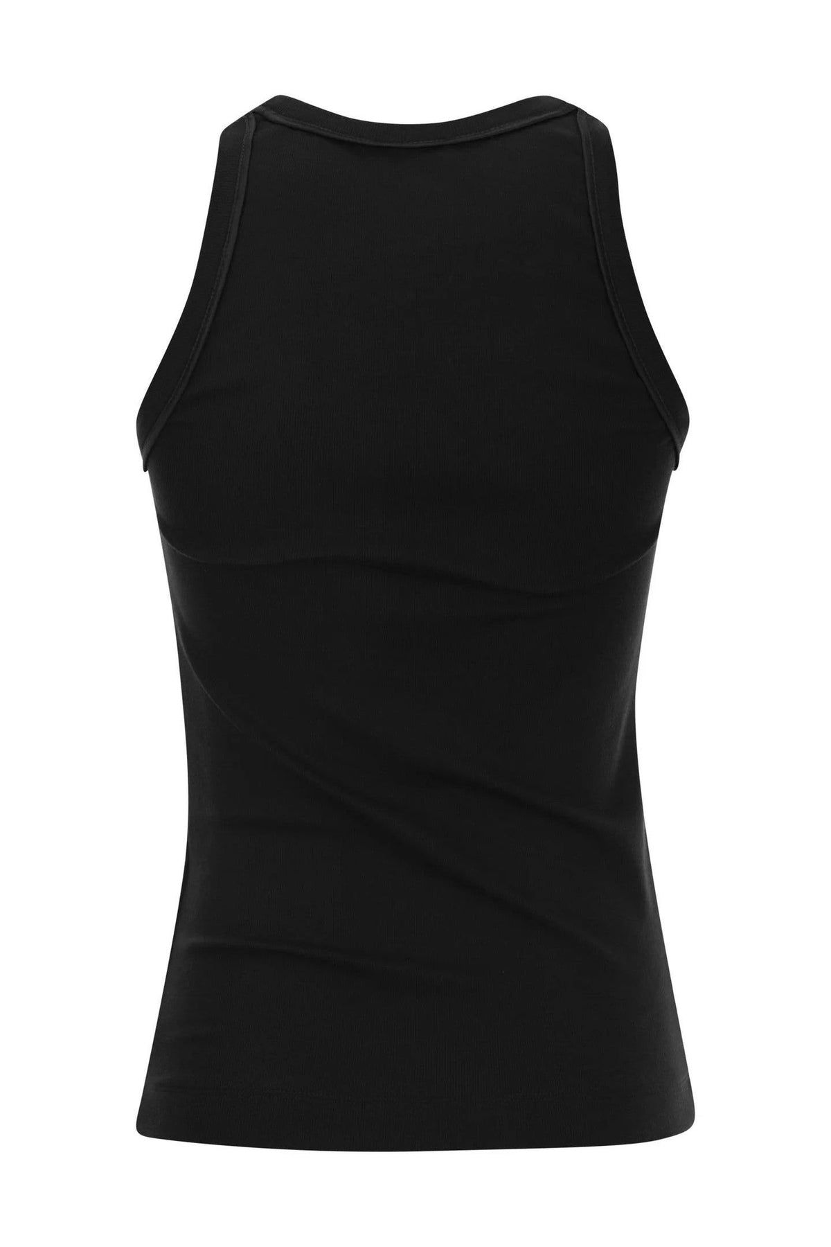Women's Black Fitted Tank Top