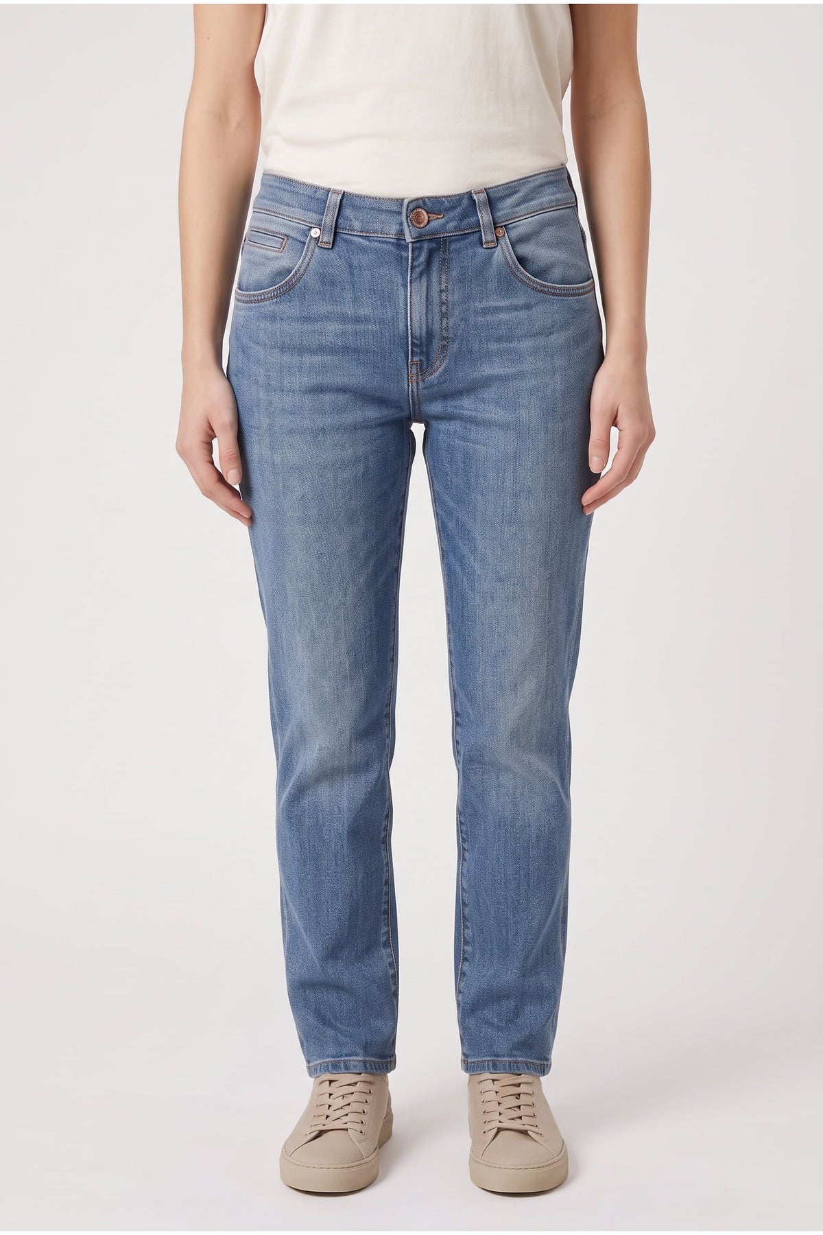 Women's Light Blue Denim Trousers