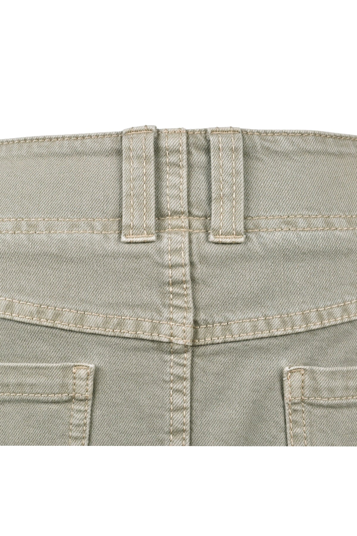 Women's Light Green Denim Skirt