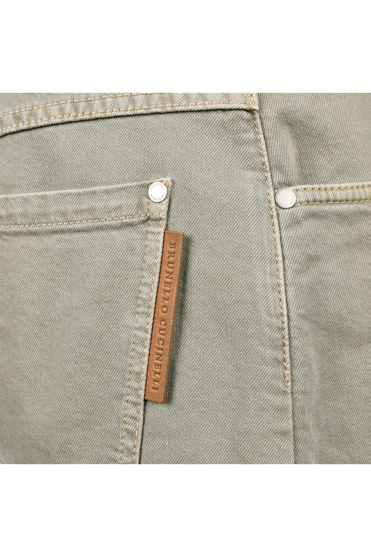 Women's Light Green Denim Skirt