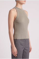 Women's Light Green Cashmere Tank Top