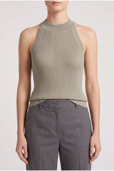 Women's Light Green Cashmere Tank Top