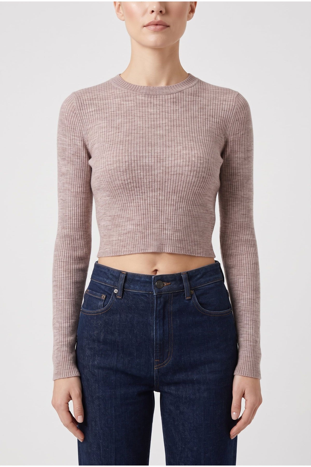 Women's Pink Cashmere Blend Shirt