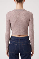 Women's Pink Cashmere Blend Shirt