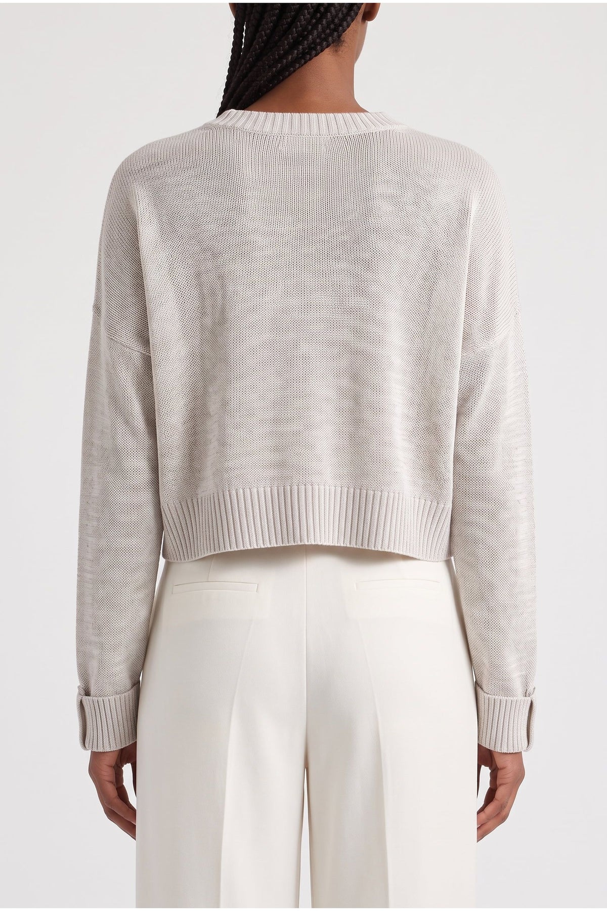Women's Light Beige Relaxed Sweater
