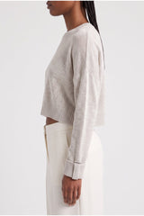 Women's Light Beige Relaxed Sweater