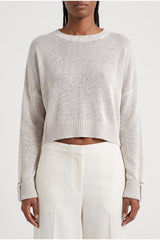 Women's Light Beige Relaxed Sweater