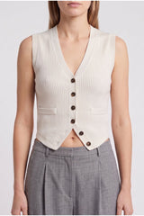 Women's Warm White Wool Blend Shirt
