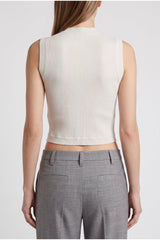 Women's Warm White Wool Blend Shirt