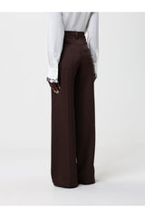 Women's Dark Brown Wide Trousers